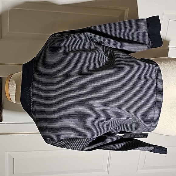 JOE'S, croped pin striped light weight jacket.‎ Open front. NWT, medium. - Picture 4 of 10